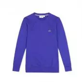 lacoste vintage sweat pull pullover long sky blue